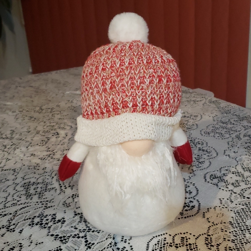 Knitted Woolen Christmas Gnome.